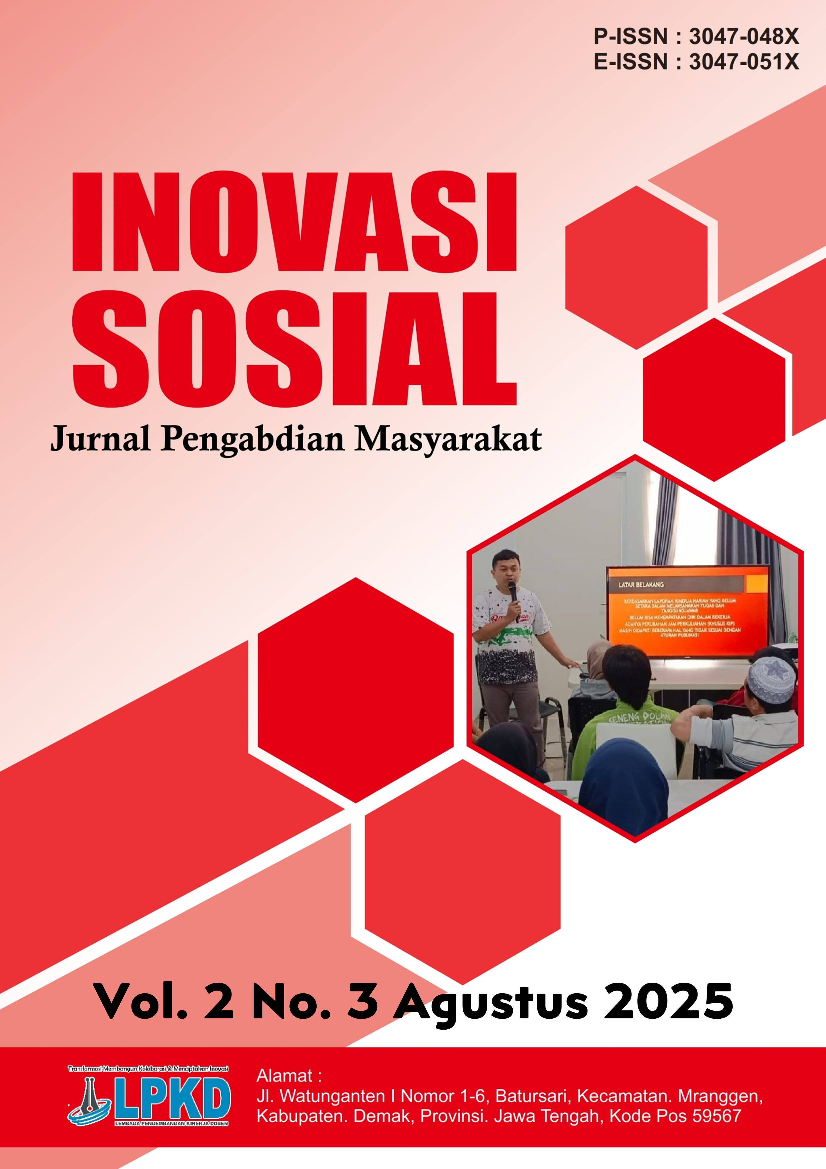 					View Vol. 3 No. 1 (2026): Februari : Inovasi Sosial : Jurnal Pengabdian Masyarakat
				